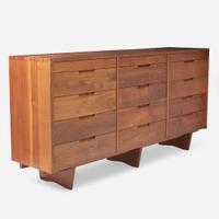 George Nakashima (American, 1905-1990) Special Triple Chest of Drawers, New Hope, Pennsylvania, 1962