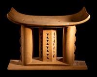 Two Ashanti Wood Stools