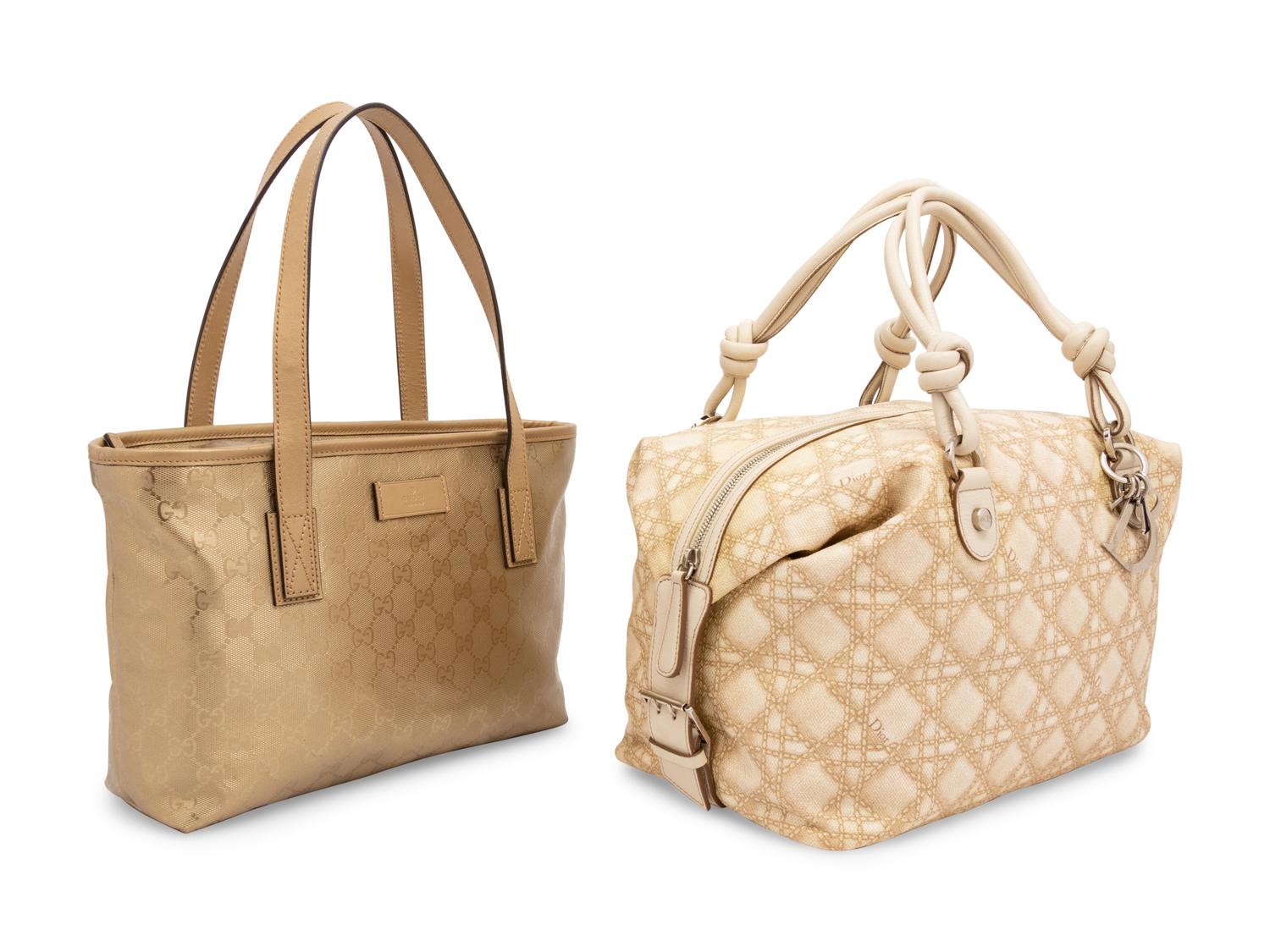 Christian Dior and Gucci Bag