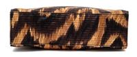 Versace Animal Print Shoes and Handbag, 1990s Handbag: 9.25" L x 2.75" W x 6.25" H; shoes: 37.5