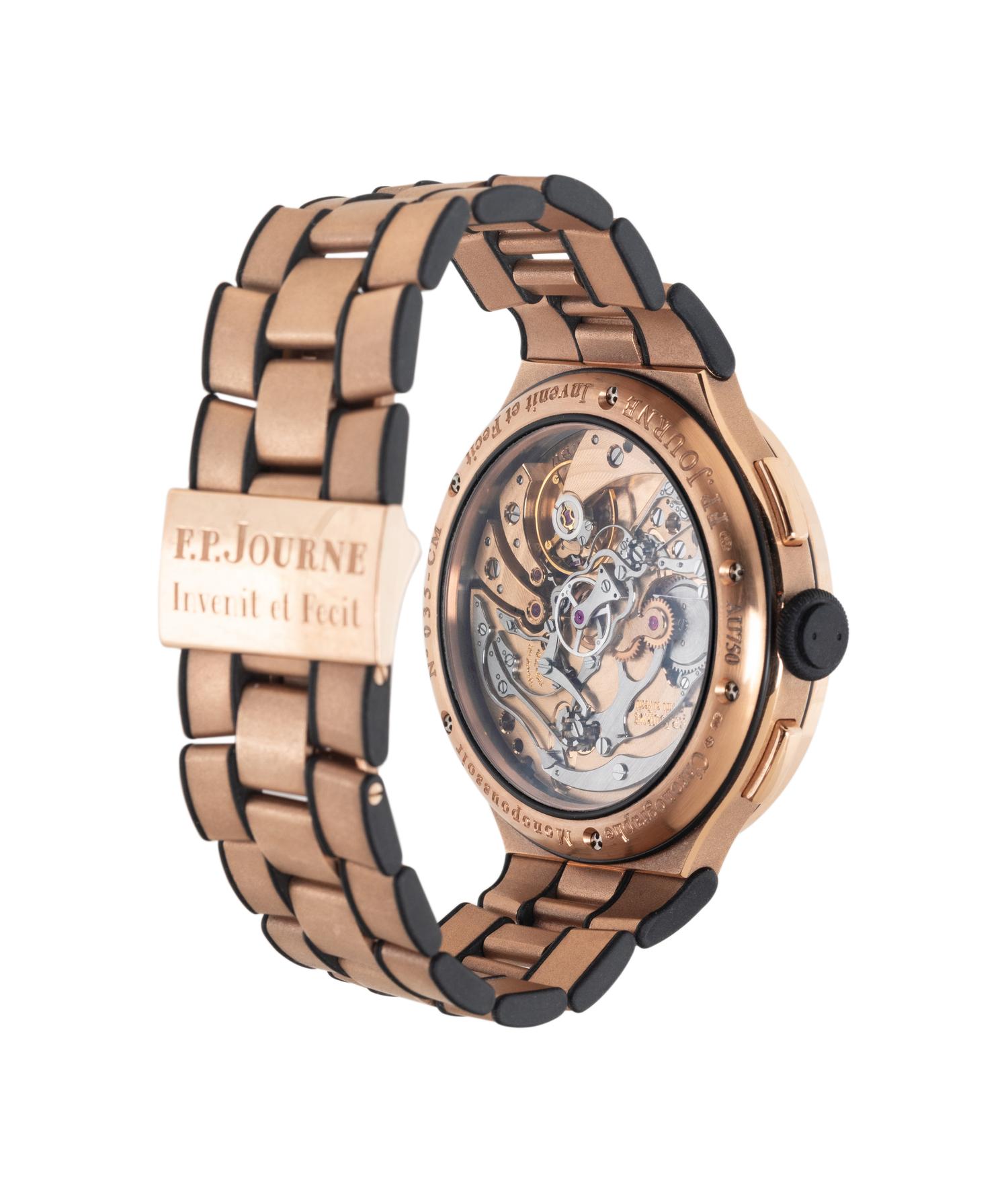 F.P. JOURNE, 18K ROSE GOLD 'LINESPORT CHRONOGRAPHE RATTRAPANTE' WATCH