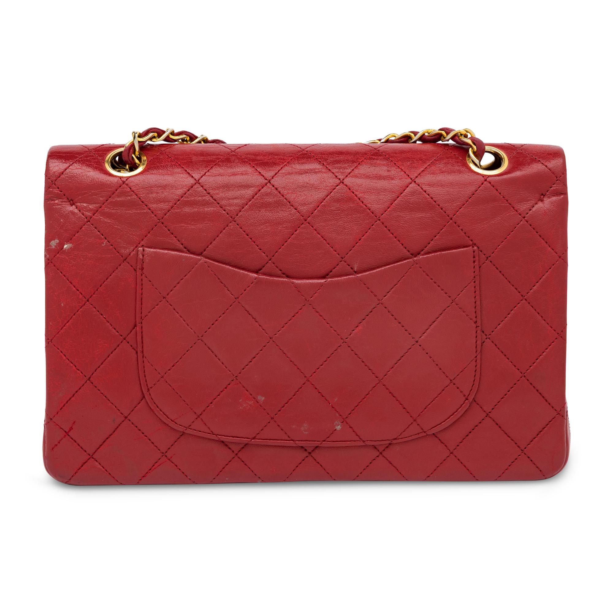 Chanel, Red Small Classic Double Flap Bag