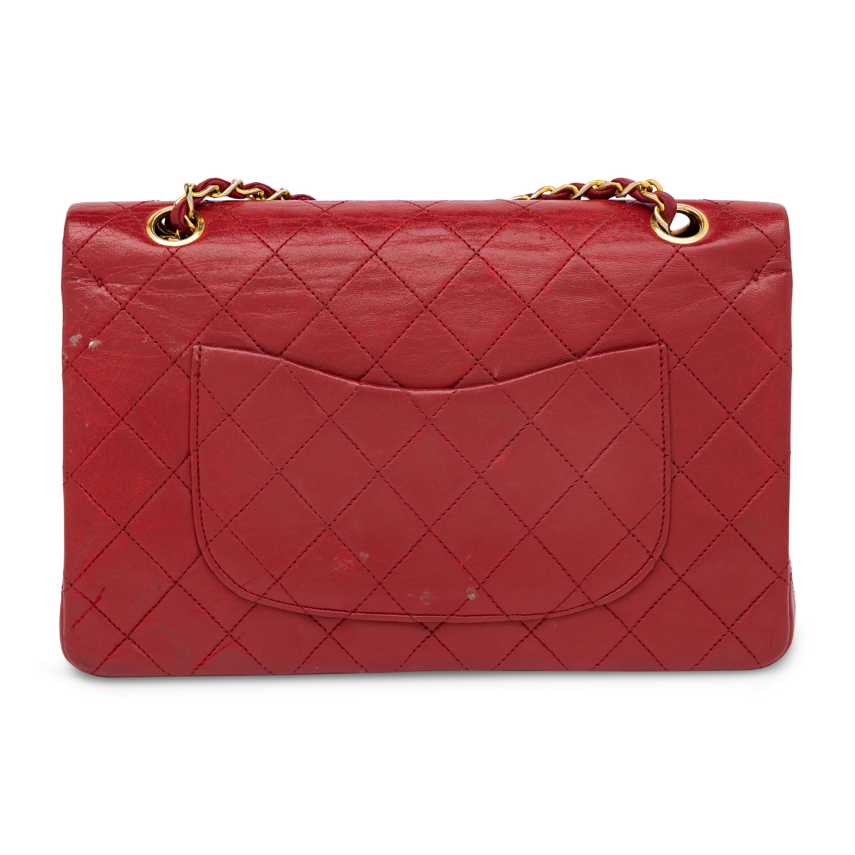 Chanel, Red Small Classic Double Flap Bag