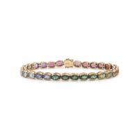 Yellow Gold and Multigem Bracelet