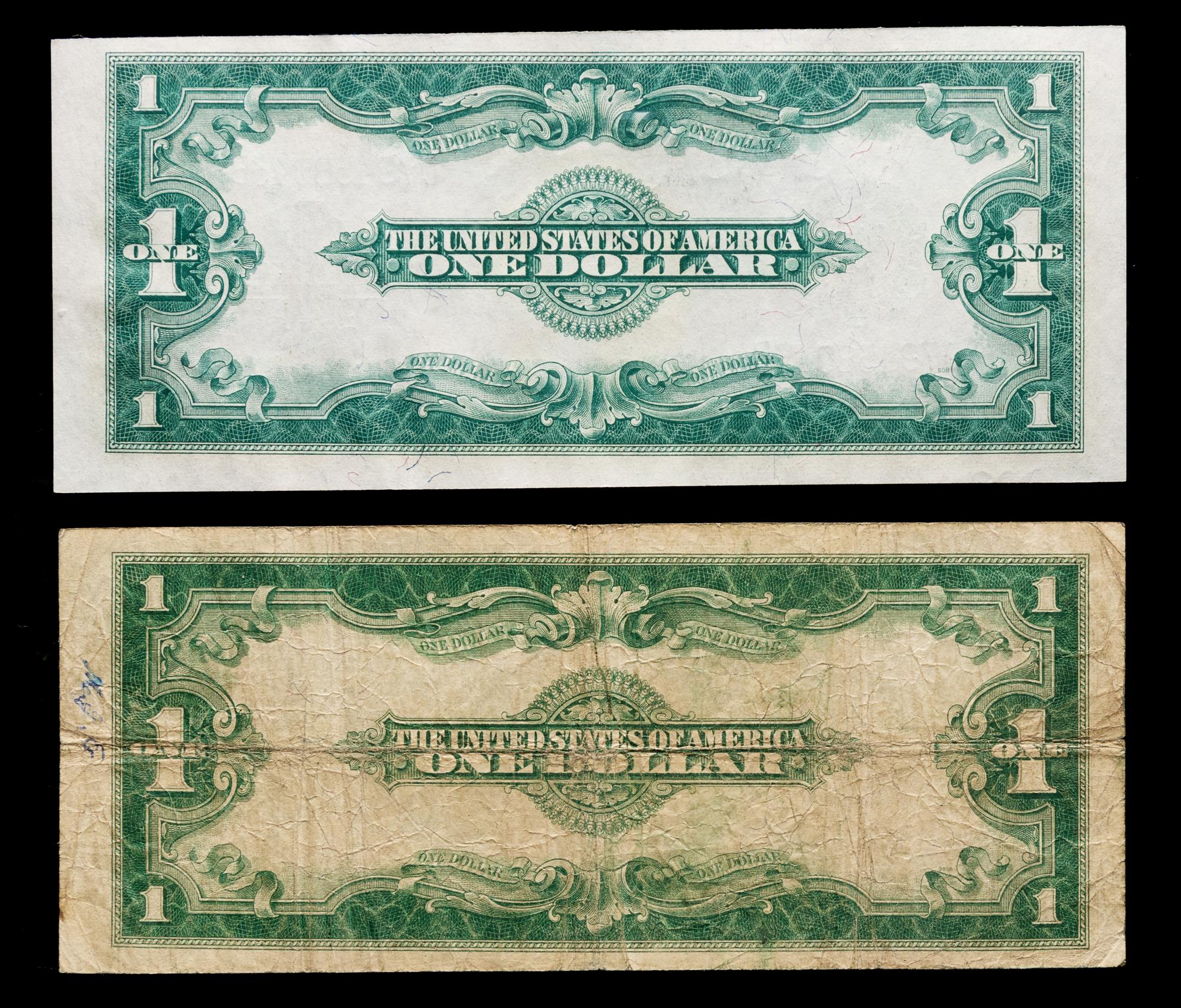 Two United States Series 1923 $1 Silver Certificates