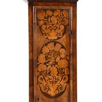 A William and Mary Walnut and Marquetry Tall Case Clock