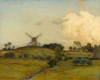 Jean-Charles Cazin, (French, 1841-1901), The Mill