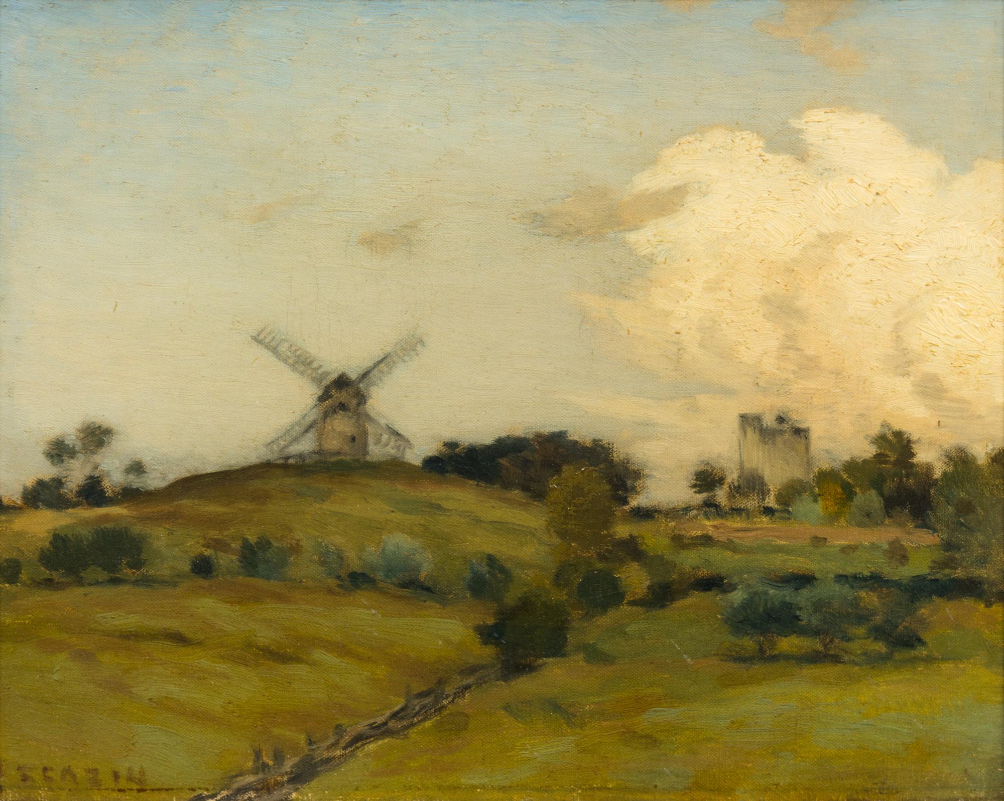 Jean-Charles Cazin, (French, 1841-1901), The Mill