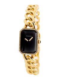 CHANEL, 18K YELLOW GOLD AND DIAMOND 'PREMIER CHAINE' WATCH