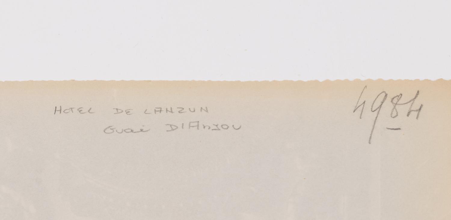 A group of four photographs (Hôtel de Beauvais, 68 rue François Miron , 1902; [Hôtel de Lauzun, quai d'Anjou] , 1905; Hôtel d'Argouges de Lyon, rue Séguier 16 , 1900; Plessis Piquet [Entrée pittoresque, Châtillon] , 1921)
