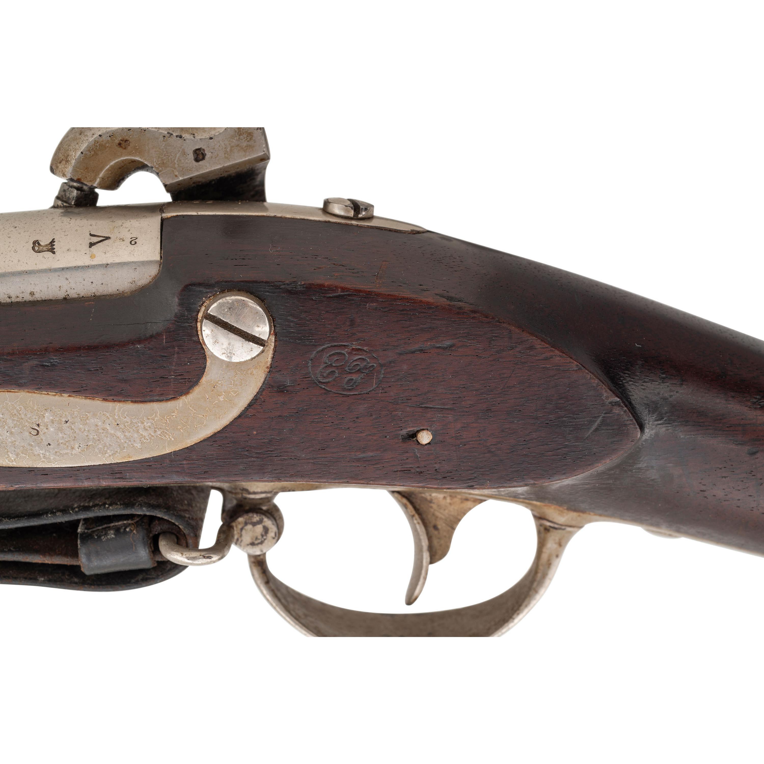 US Springfield Model 1828 (1816 Type III) Conversion Musket with Tinned Finish