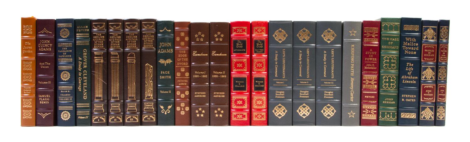 (EASTON PRESS) A group of 46 books.