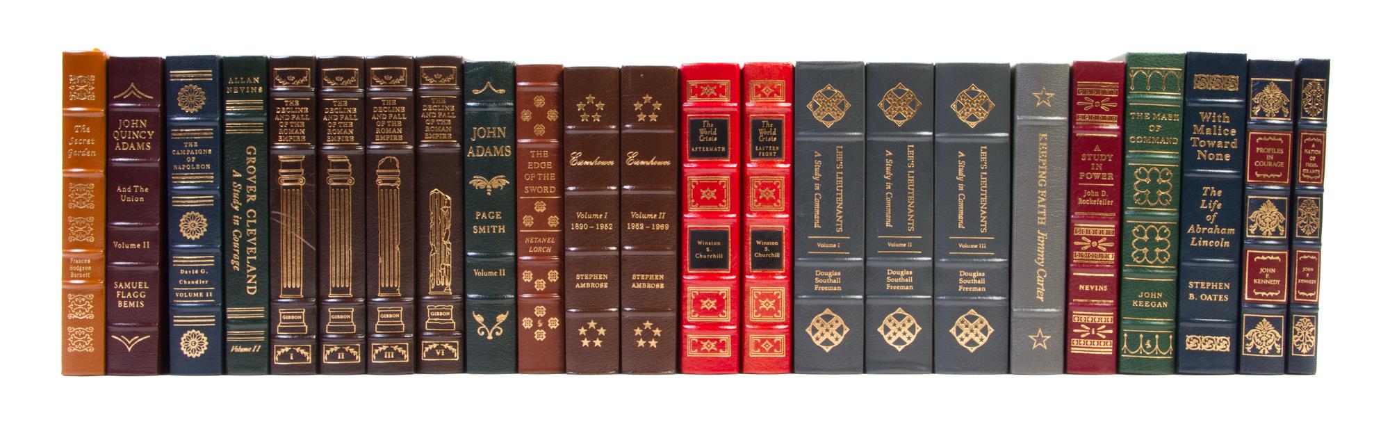 (EASTON PRESS) A group of 46 books.