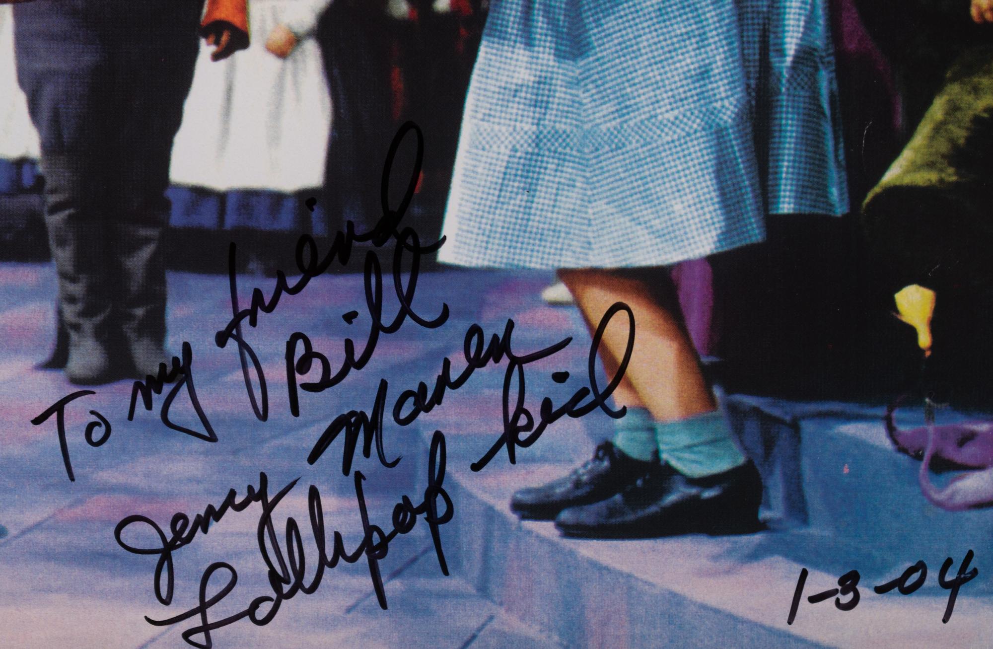 (Film Memorabilia) A group of 2 pieces of memorabilia "Wizard of Oz", Metro-Goldwyn-Mayer, 1939; comprising: