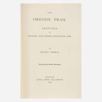 [Fine Bindings] Parkman, Francis The Oregon Trail, Sketches of Prairie and Rocky-Mountain Life