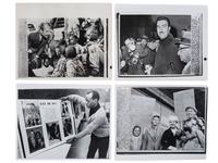 [CIVIL RIGHTS]. A group of 12 press photographs of African American and white politicians and civil rights activists. Ca 1958-1970.