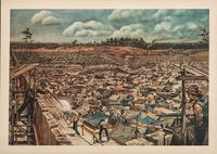 [CIVIL WAR]. 8 framed prints related to Libby Prison, Andersonville, and the trial of Henry Wirz.