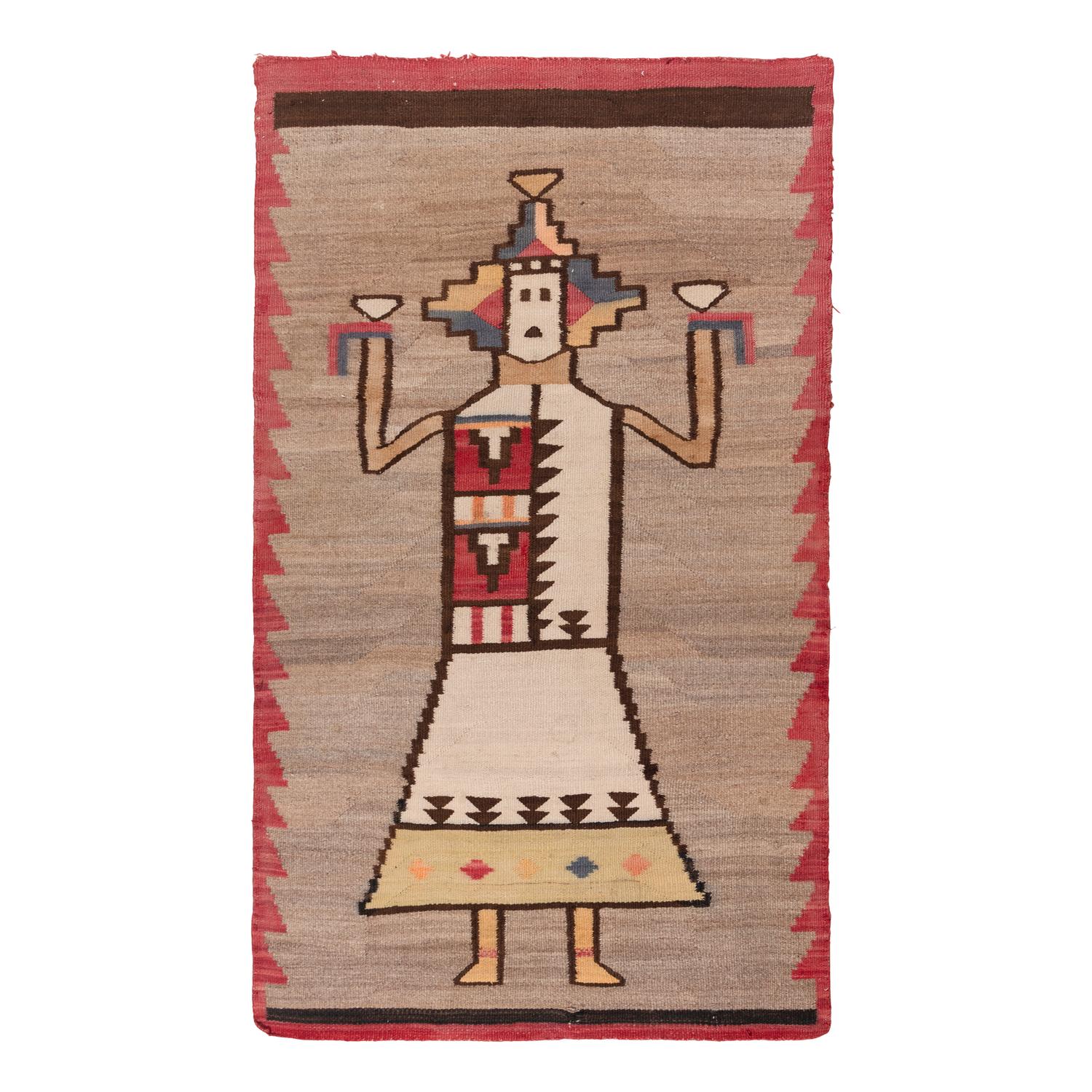 Navajo Pictorial Weaving, Butterfly Maiden [Rug]