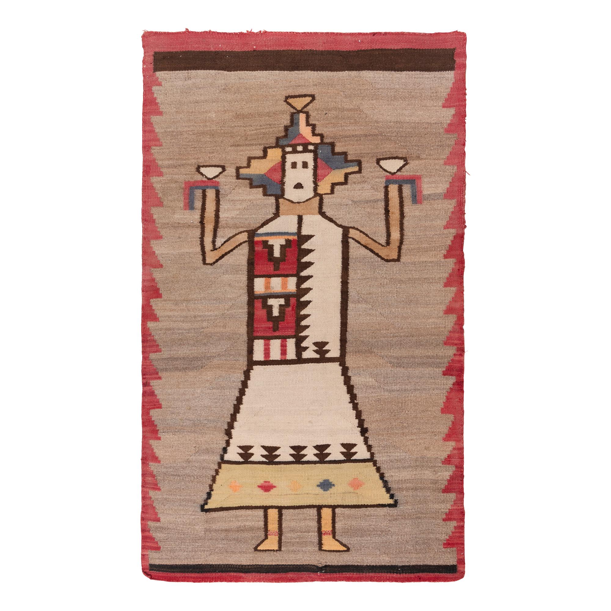 Navajo Pictorial Weaving, Butterfly Maiden [Rug]