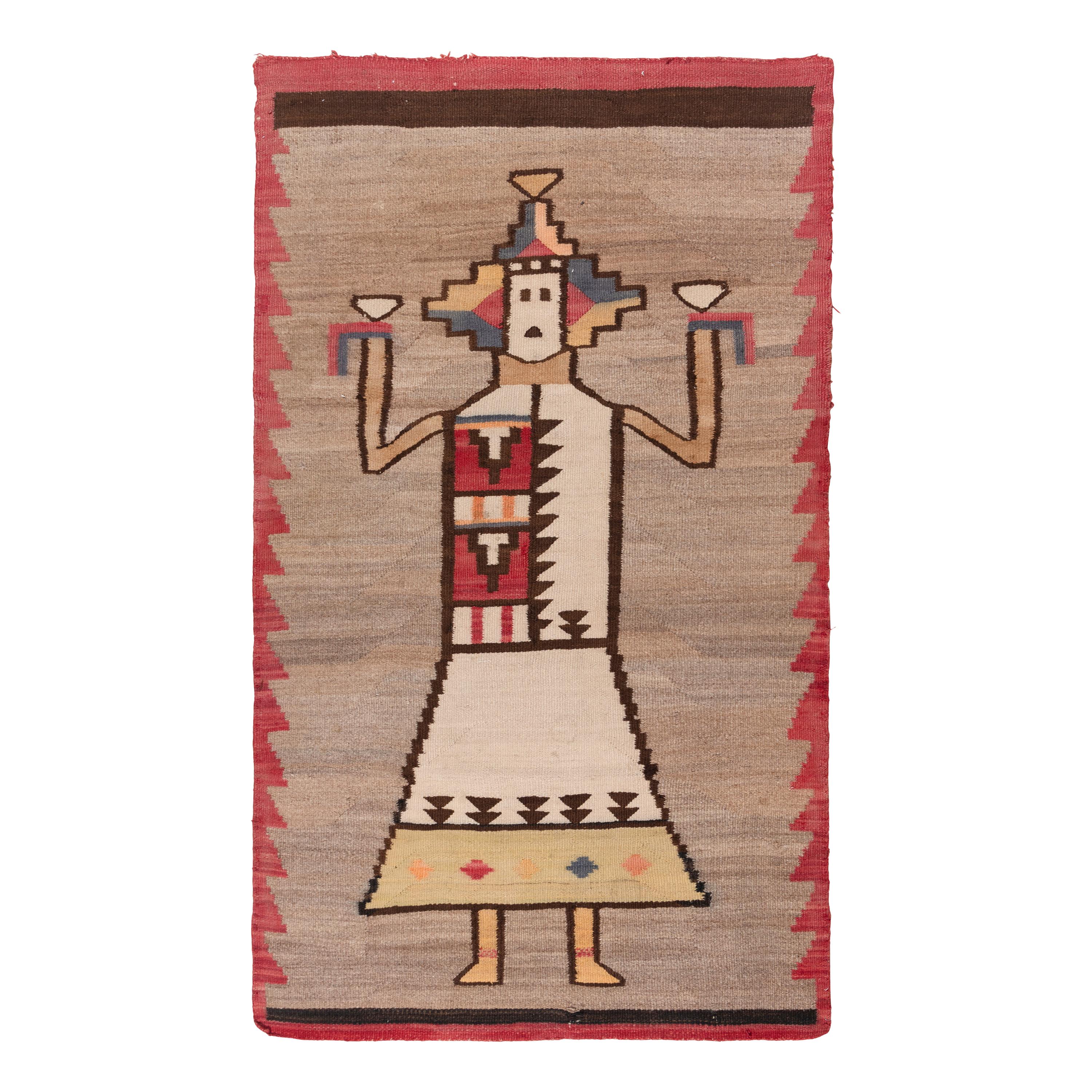 Navajo Pictorial Weaving, Butterfly Maiden [Rug]
