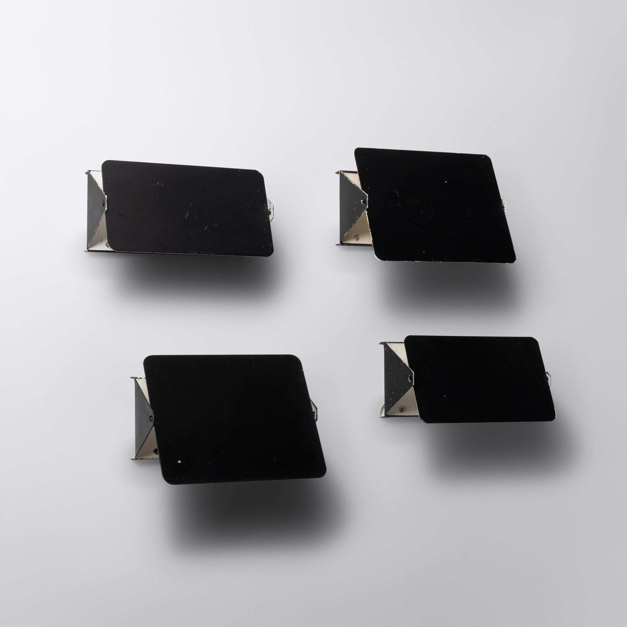 Two Pairs of Sconces, model no. CP1, c. 1963 Galerie Steph Simon, France