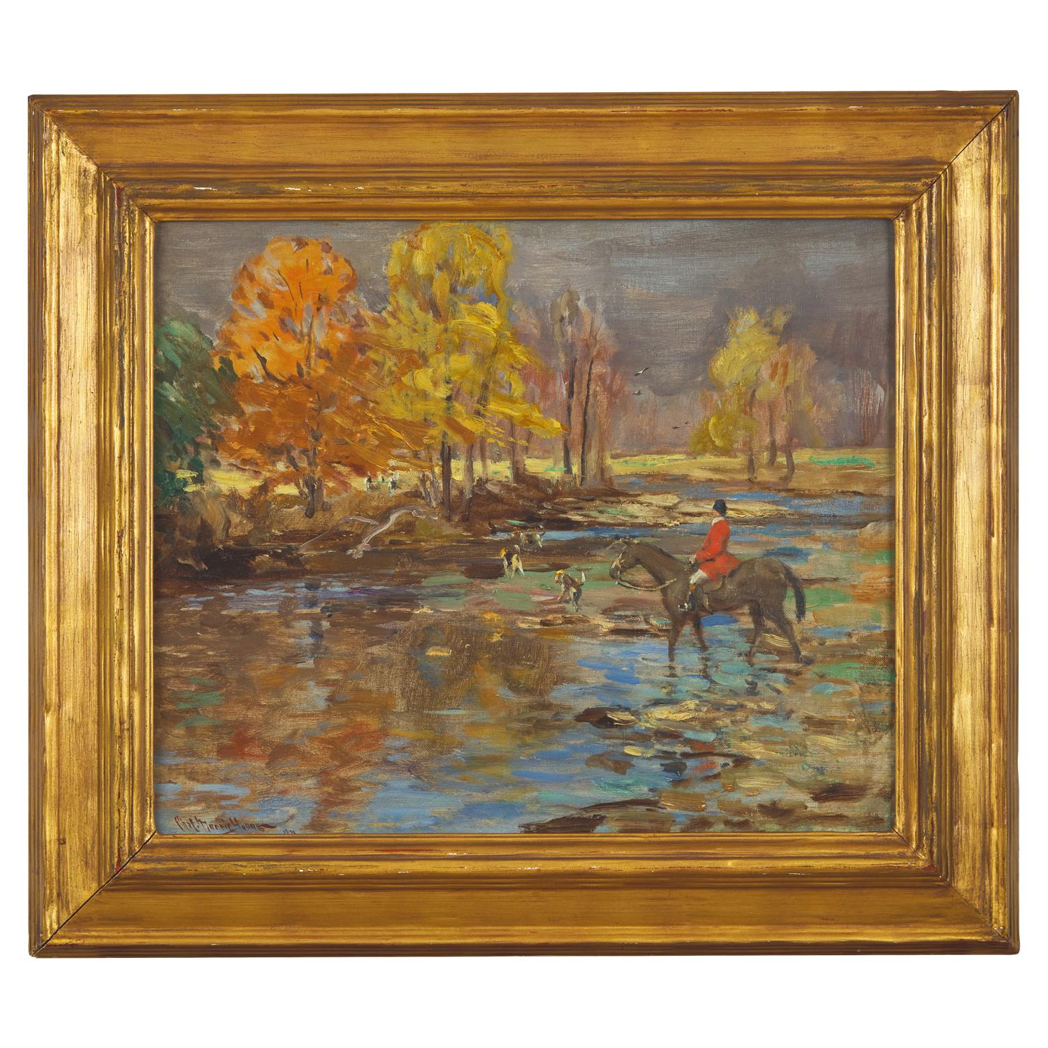 Charles Morris Young (American, 1869-1964) — The Hunt at Pickering Creek, 1930