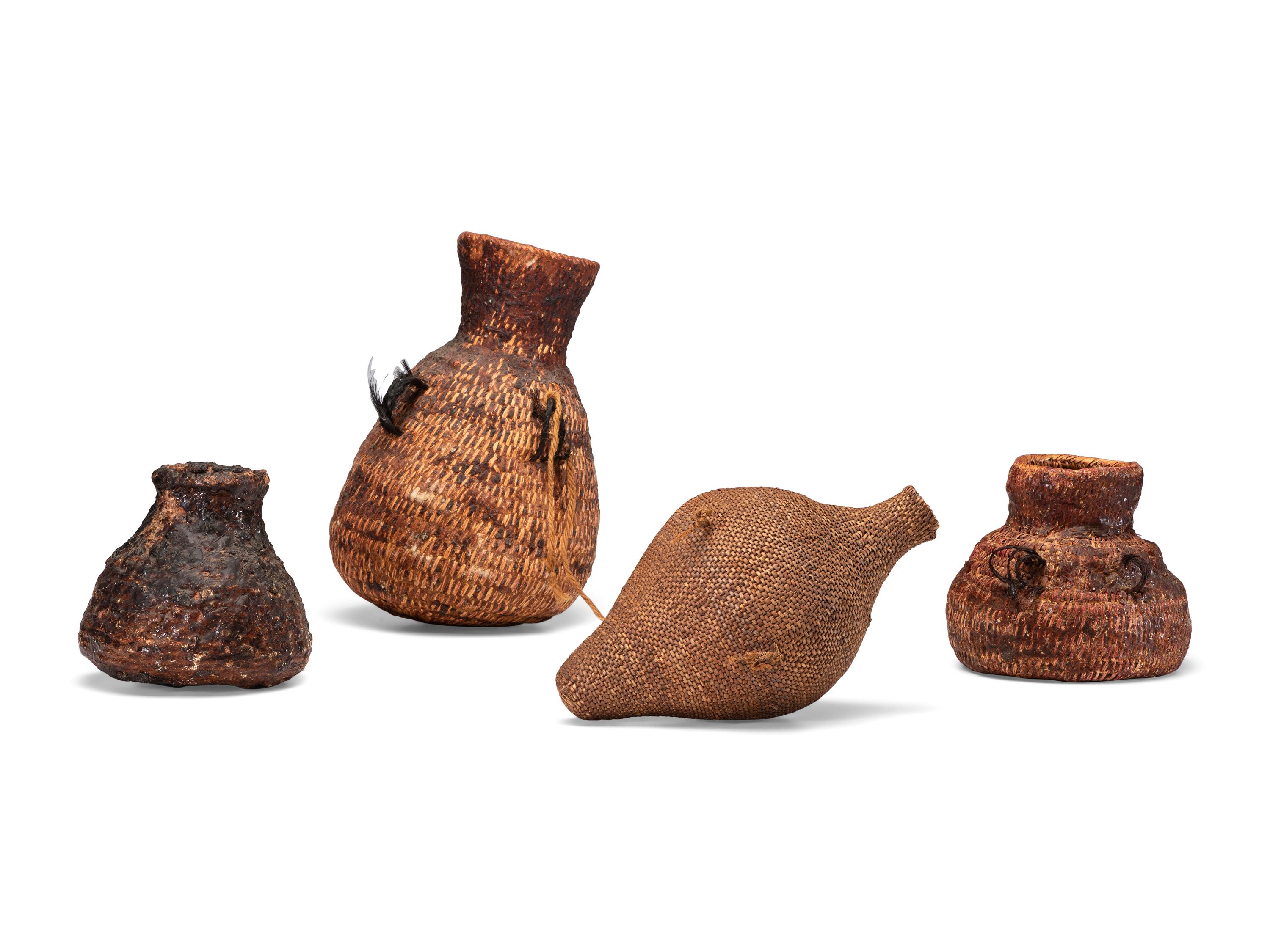 Collection of Paiute, Navajo, and Apache Canteens