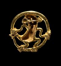 A Veraguas Gold Monkey Pendant