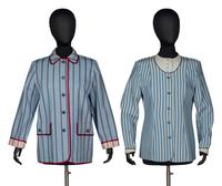 Two Geoffrey Beene Striped Jackets