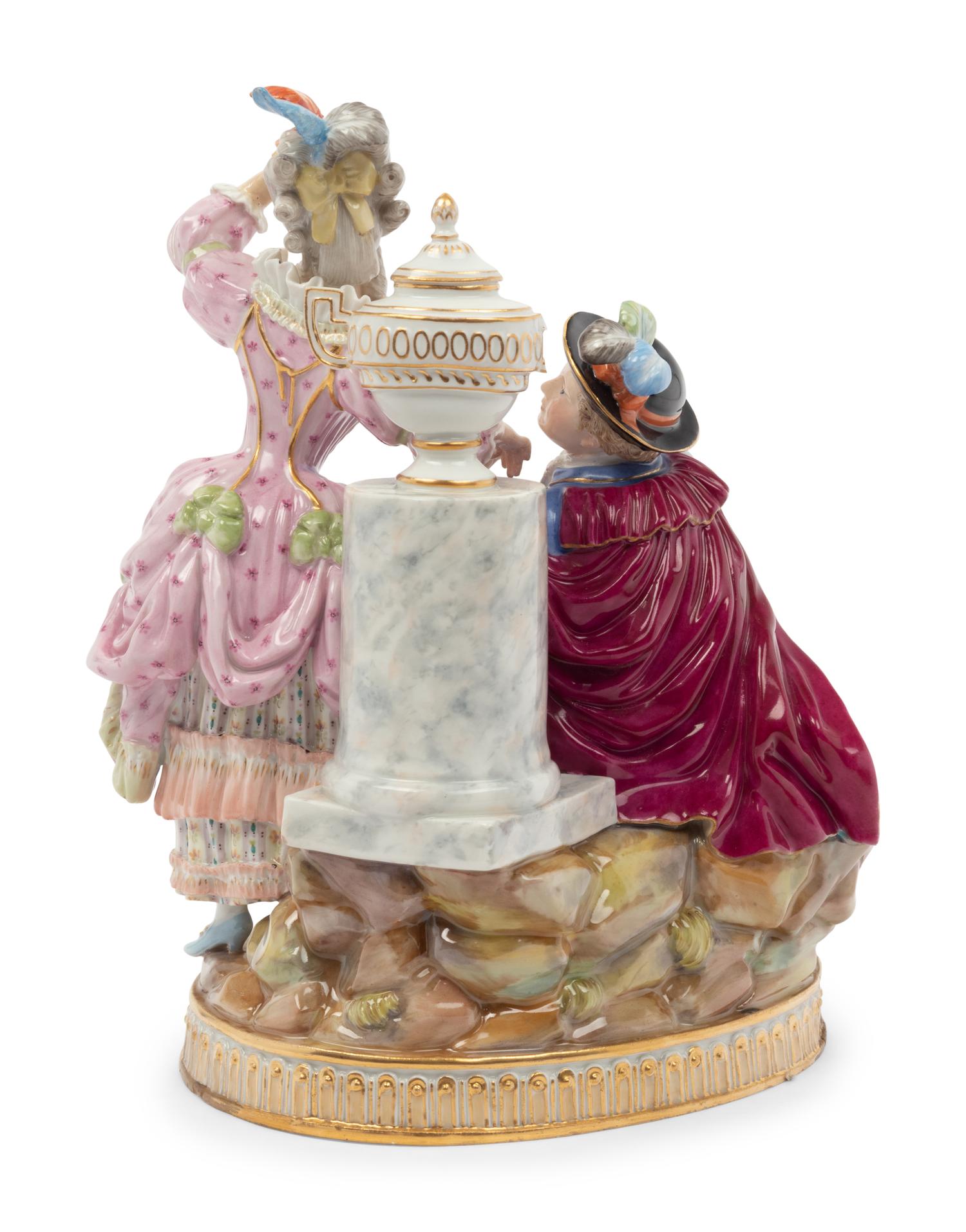 A Meissen Porcelain Figural Group