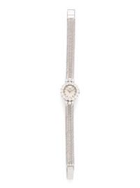 OMEGA, WHITE GOLD AND DIAMOND WATCH