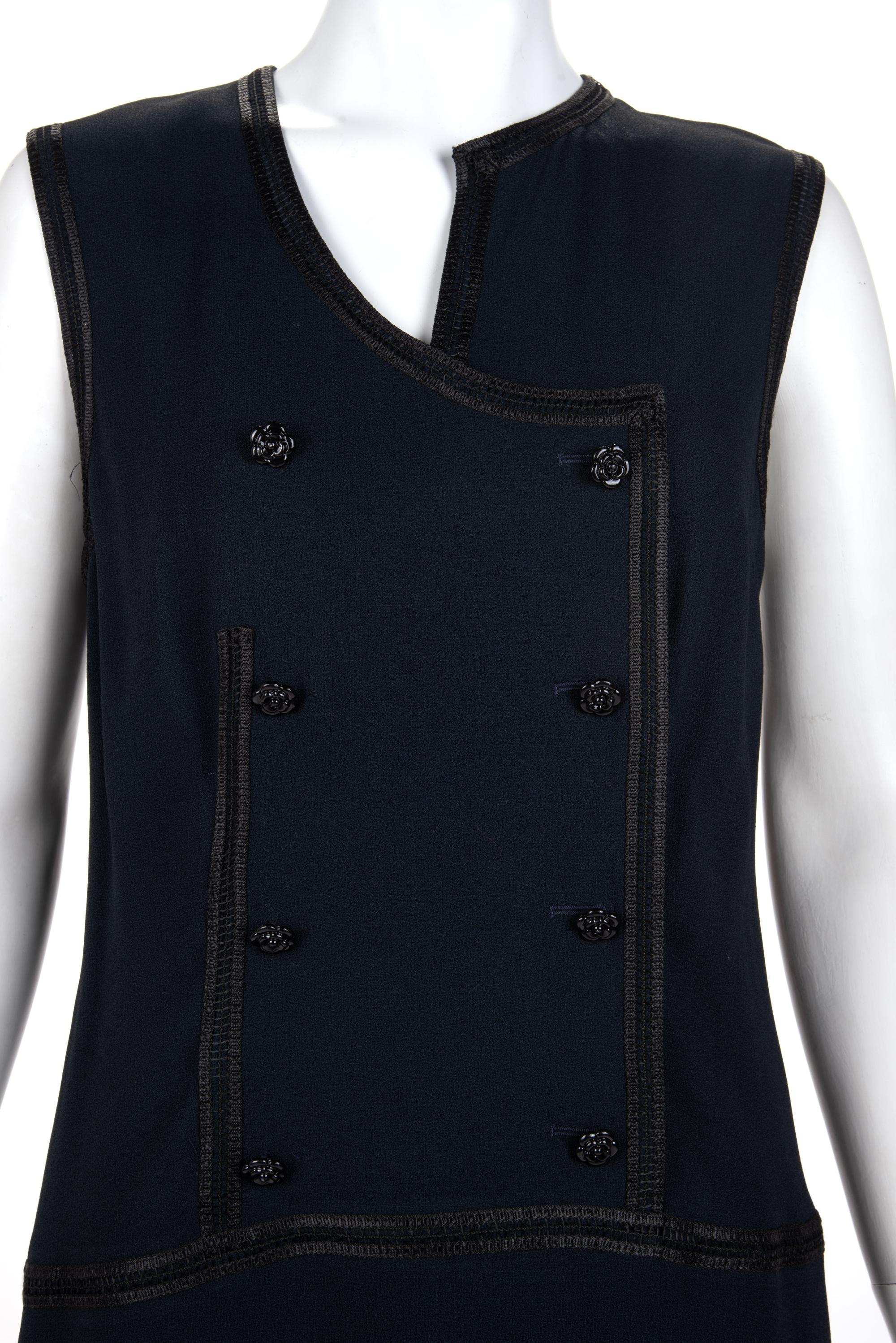 Chanel Crepe Double Breast Dress, Cruise 2002