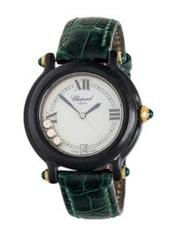 CHOPARD, DIAMOND AND MOTHER-OF-PEARL 'BE HAPPY' WATCH