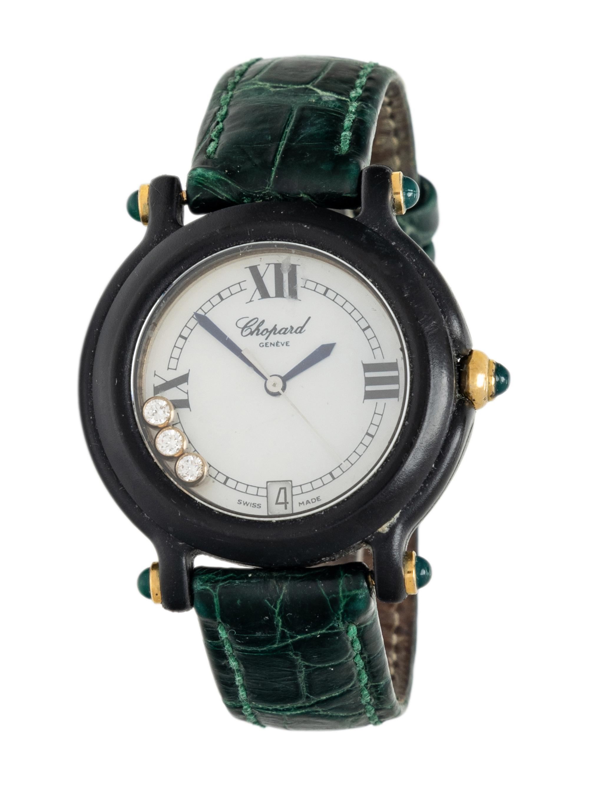 CHOPARD, DIAMOND AND MOTHER-OF-PEARL 'BE HAPPY' WATCH