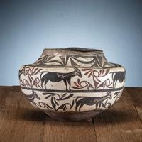 Zuni Polychrome Pottery Jar