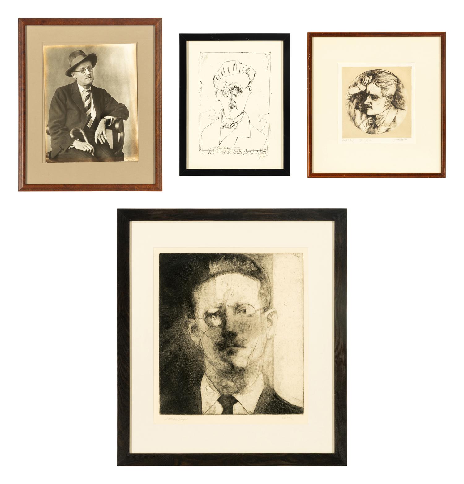 [JOYCE, James (1882-1941)]. ABBOTT, Berenice (1898-1991), photographer. Photograph of James Joyce . C 1928; reprinted 1982.
