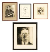 [JOYCE, James (1882-1941)]. ABBOTT, Berenice (1898-1991), photographer. Photograph of James Joyce . C 1928; reprinted 1982.