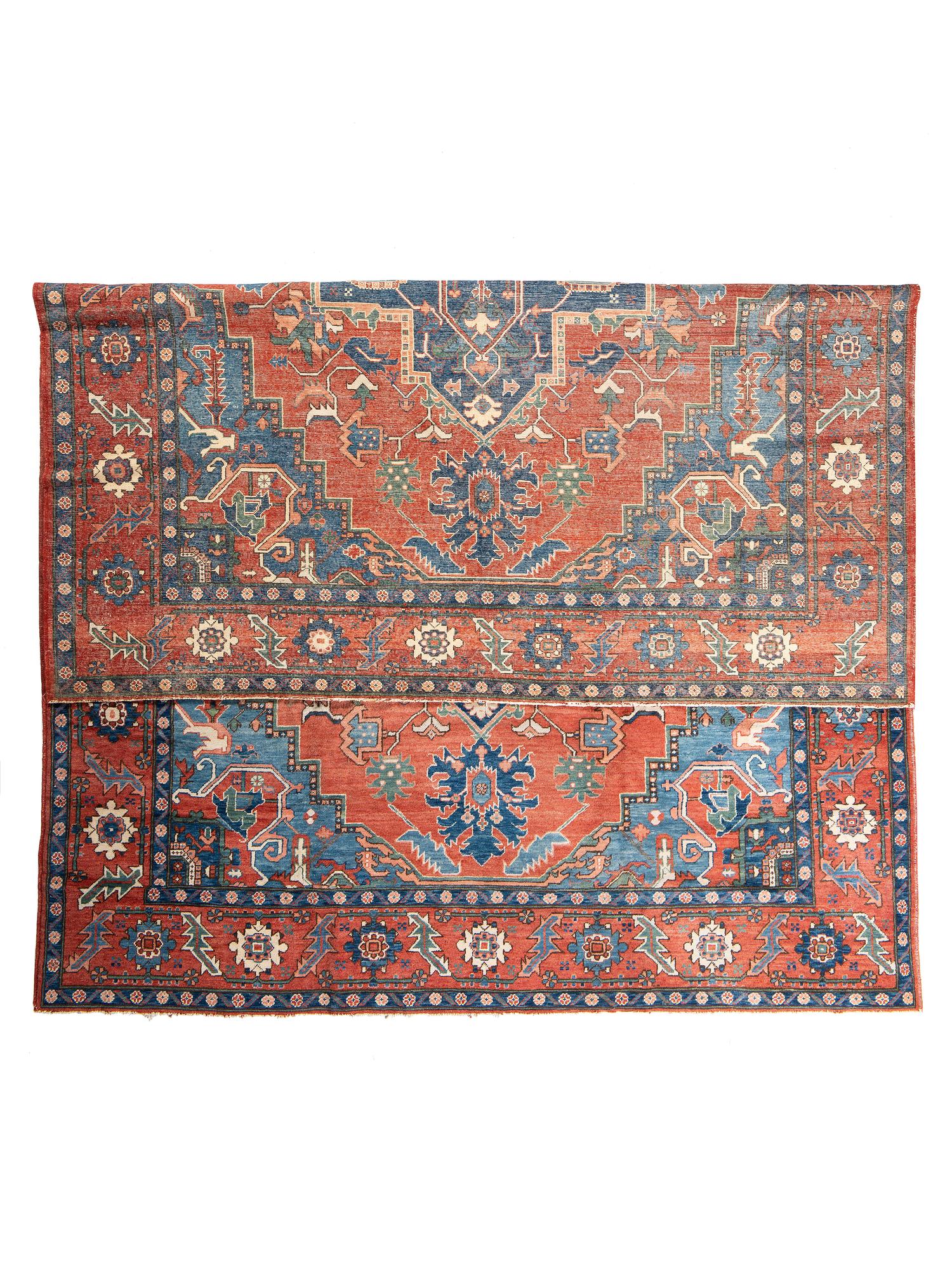 A Heriz Wool Rug