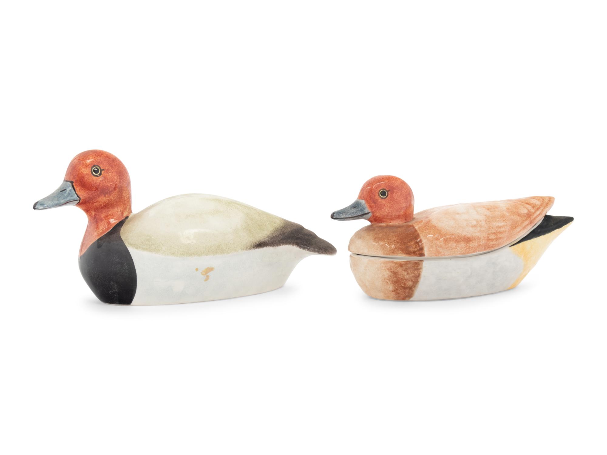 Four Italian Porcelain Animal Articles