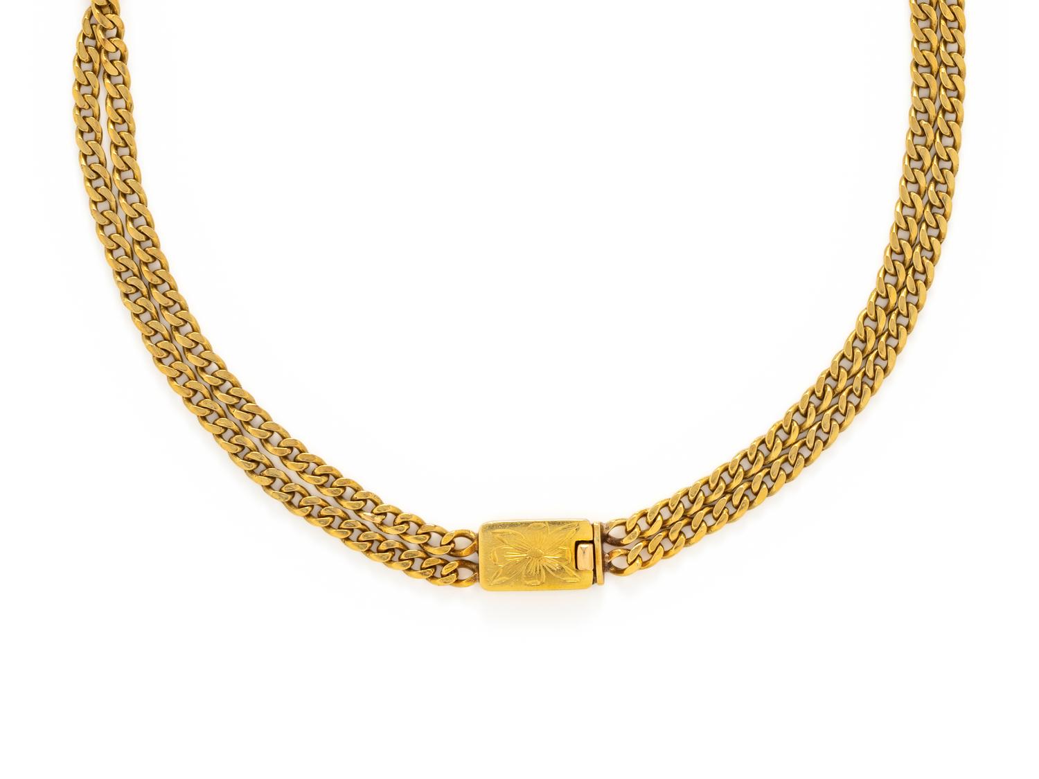 YELLOW GOLD NECKLACE