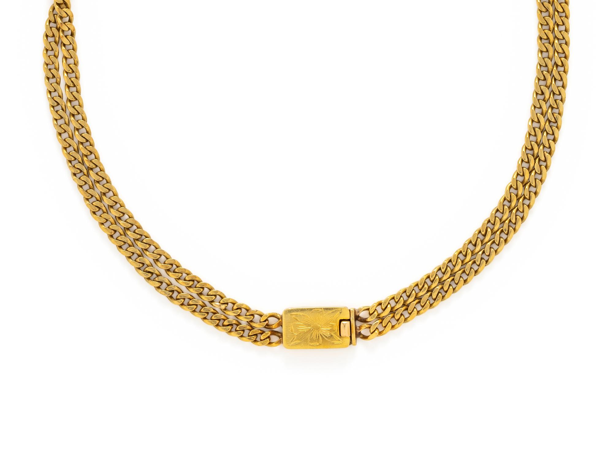 YELLOW GOLD NECKLACE