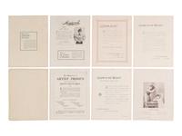 [EARLY PHOTOGRAPHY]. 8 periodicals by Napoleon Sarony incl. Living Pictures . 1894-1895.