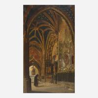 William de Leftwich Dodge (American, 1867–1935) Church Interior (Église St Germain)