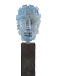 Head on Pillar Kosta Boda