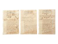 [ENSLAVEMENT & ABOLITION]. A group of 12 documents regarding the sale of enslaved persons in Cuba. 1844-1873.