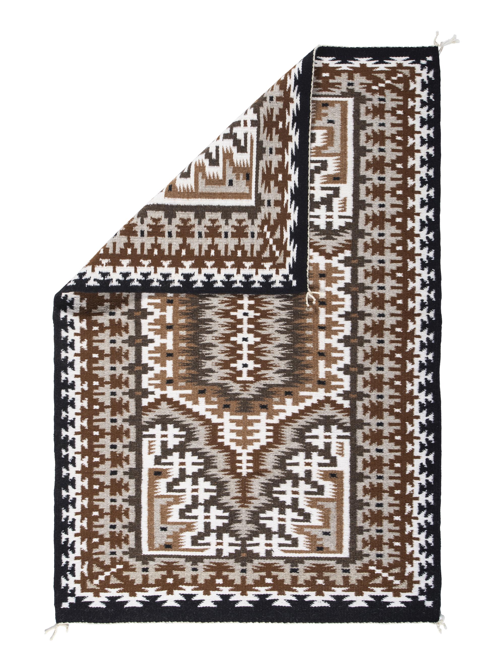 Navajo Two Grey Hills Weaving / Rug