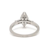 J.E. CALDWELL CO., DIAMOND AND PLATINUM RING