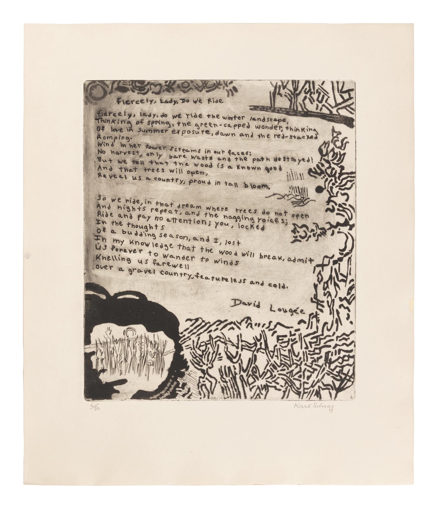 21 Etchings and Poems (complete portfolio of 21)