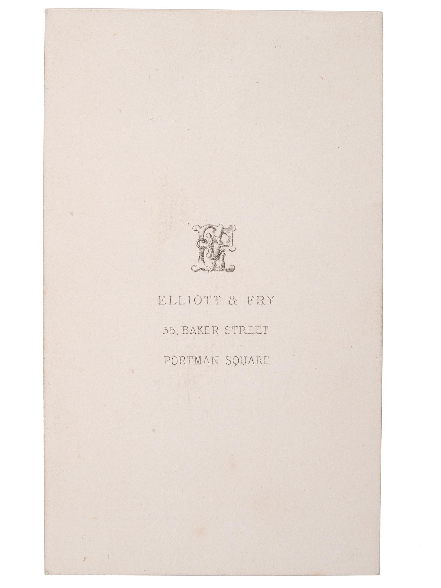 [CIVIL WAR]. ELLIOTT & FRY, photographers. CDV of Dr. Mary Walker, MOH. London, ca late 1860s.