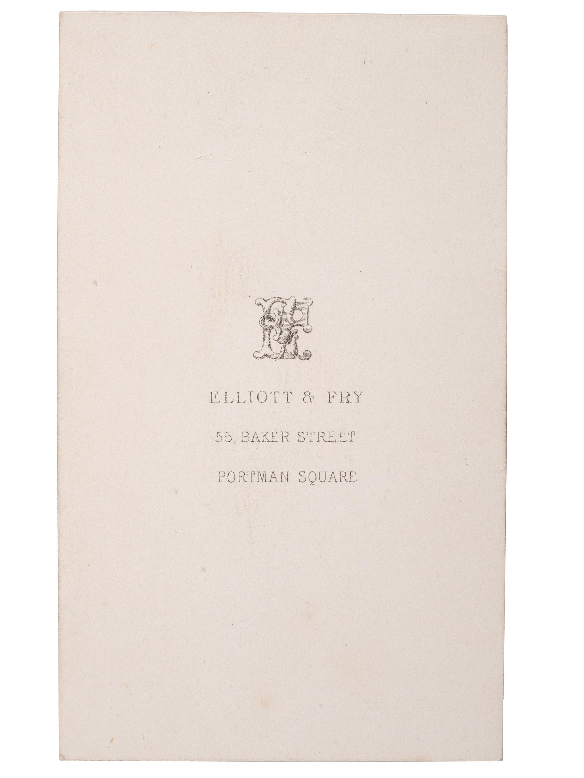 [CIVIL WAR]. ELLIOTT & FRY, photographers. CDV of Dr. Mary Walker, MOH. London, ca late 1860s.